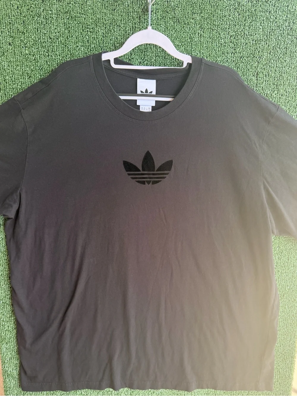 adidas Black Trefoil Short Sleeve Tee
